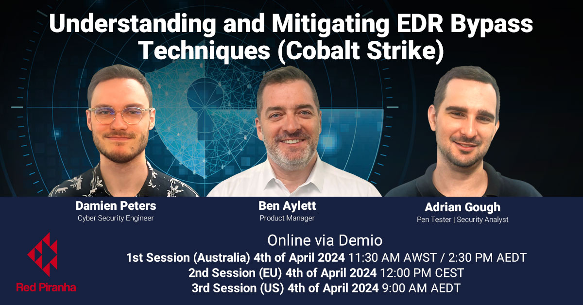 Webinar - Understanding and Mitigating EDR Bypass Techniques (Cobalt Strike)