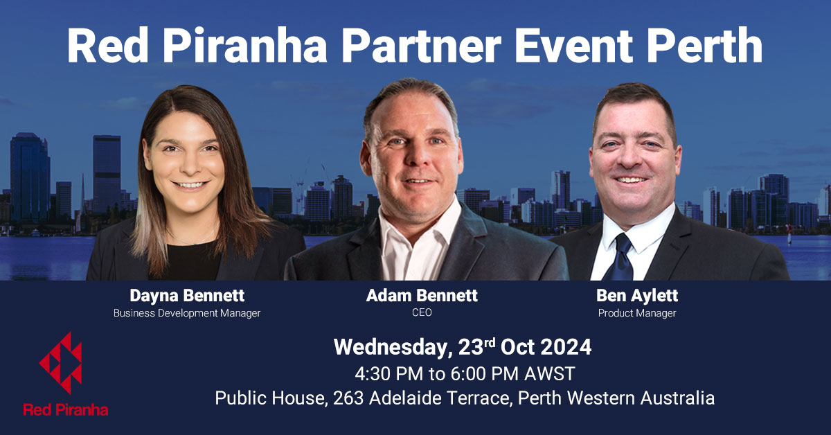 Red Piranha Partner Event in Perth 23rd Oct 2024