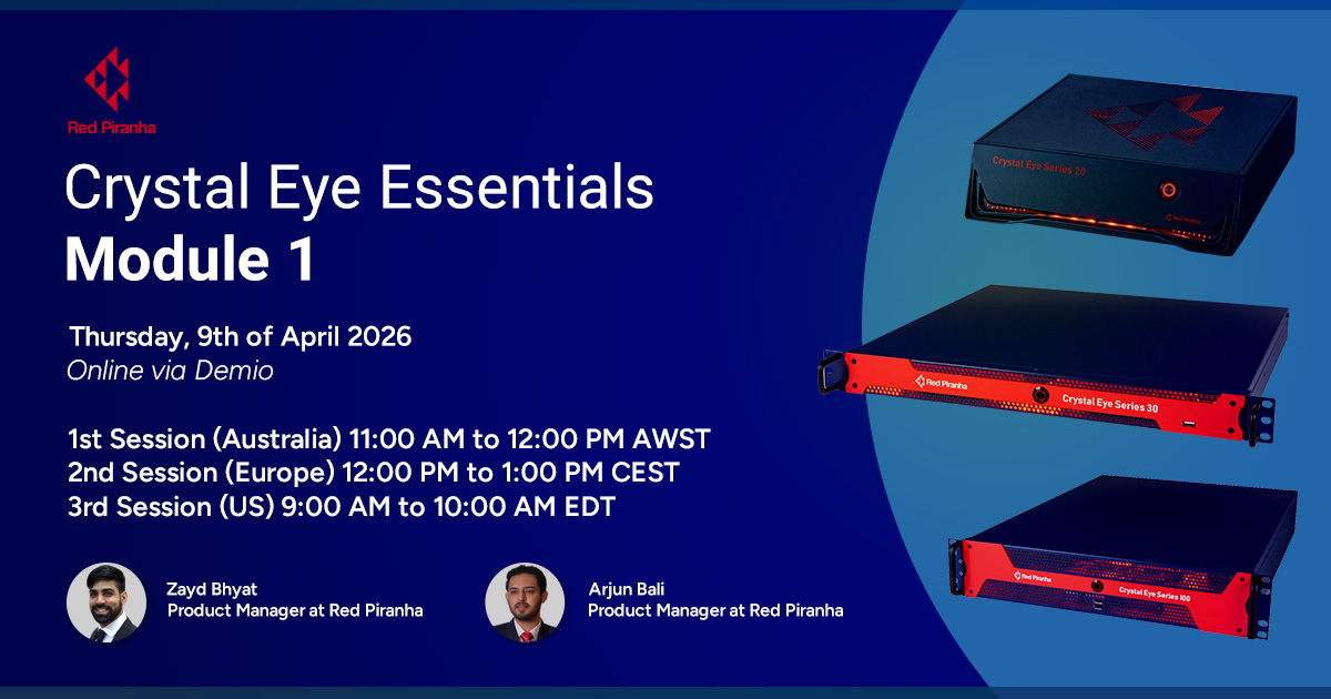 Crystal Eye Essentials Module 1: Orchestrate
