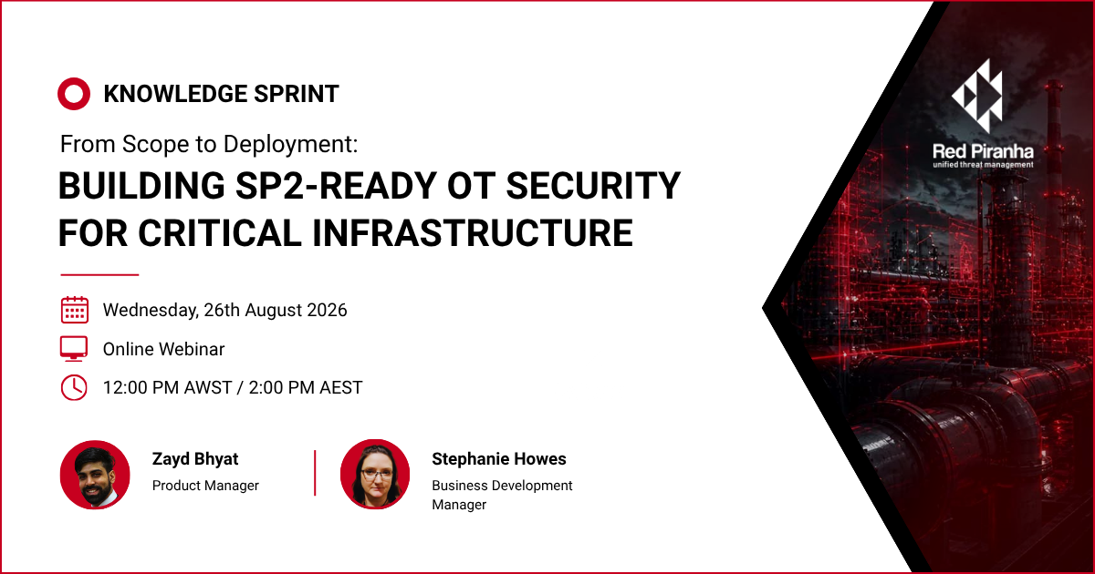 Knowledge Sprint: From Scope to Deployment: Building SP2-Ready OT Security for Critical Infrastructure